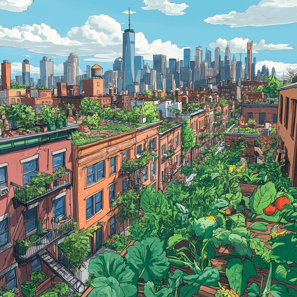 Mulch community garden animation